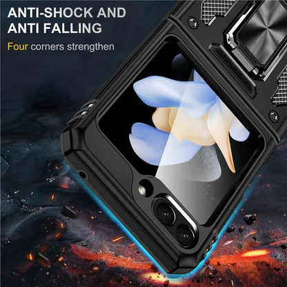 Armor Series For Samsung Galaxy Z Flip6 5G Case Ring Kickstand PC+TPU Phone Cover