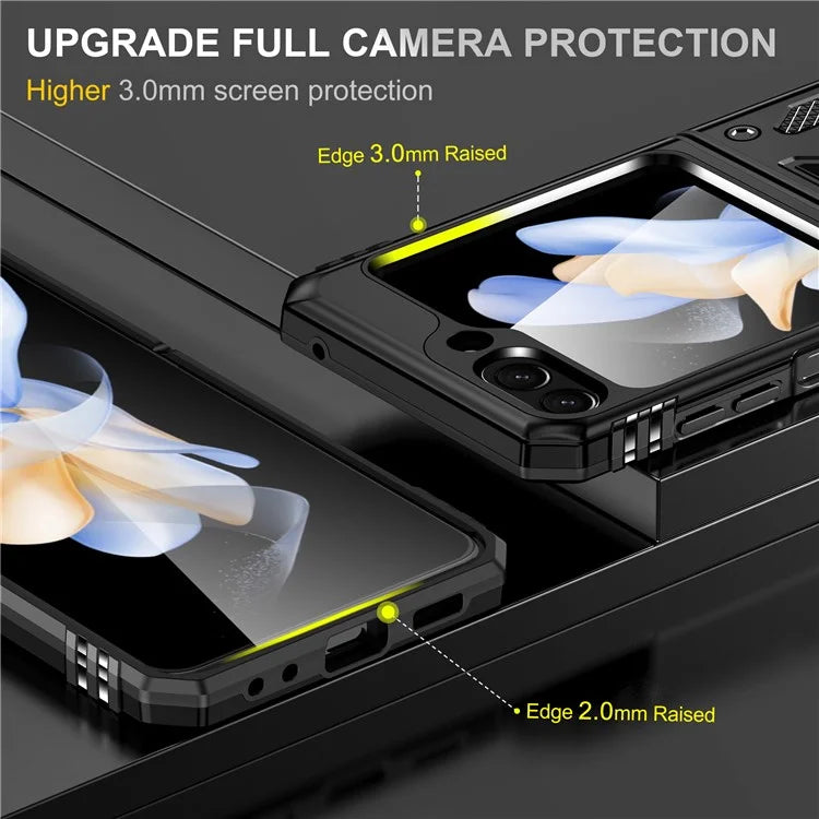 Armor Series For Samsung Galaxy Z Flip6 5G Case Ring Kickstand PC+TPU Phone Cover