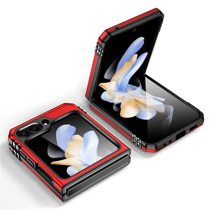 Armor Series For Samsung Galaxy Z Flip6 5G Case Ring Kickstand PC+TPU Phone Cover