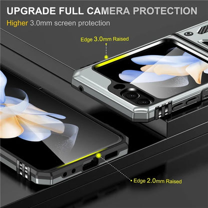 Armor Series For Samsung Galaxy Z Flip6 5G Case Ring Kickstand PC+TPU Phone Cover