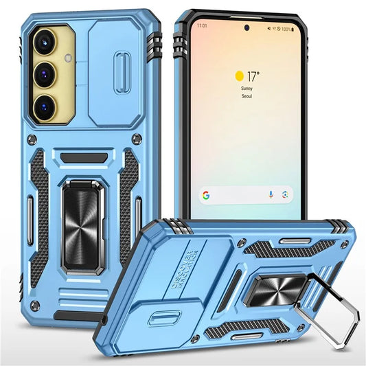 Armor Series For Samsung Galaxy A25 5G (Global) (161.0 X 76.5 X 8.3mm) Case PC+TPU Phone Cover Lens Privacy Protection