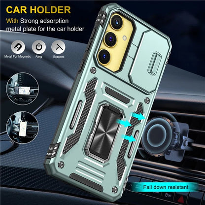 Armor Series For Samsung Galaxy A25 5G (Global) (161.0 x 76.5 x 8.3mm) Case PC+TPU Phone Cover  Lens Privacy Protection