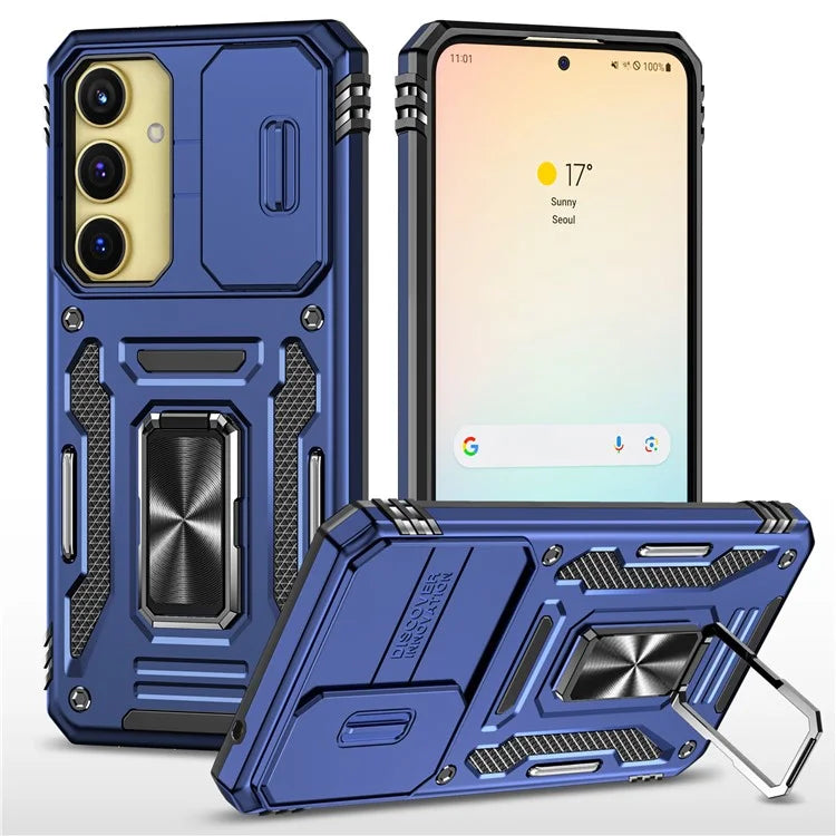Armor Series For Samsung Galaxy A25 5G (Global) (161.0 x 76.5 x 8.3mm) Case PC+TPU Phone Cover  Lens Privacy Protection