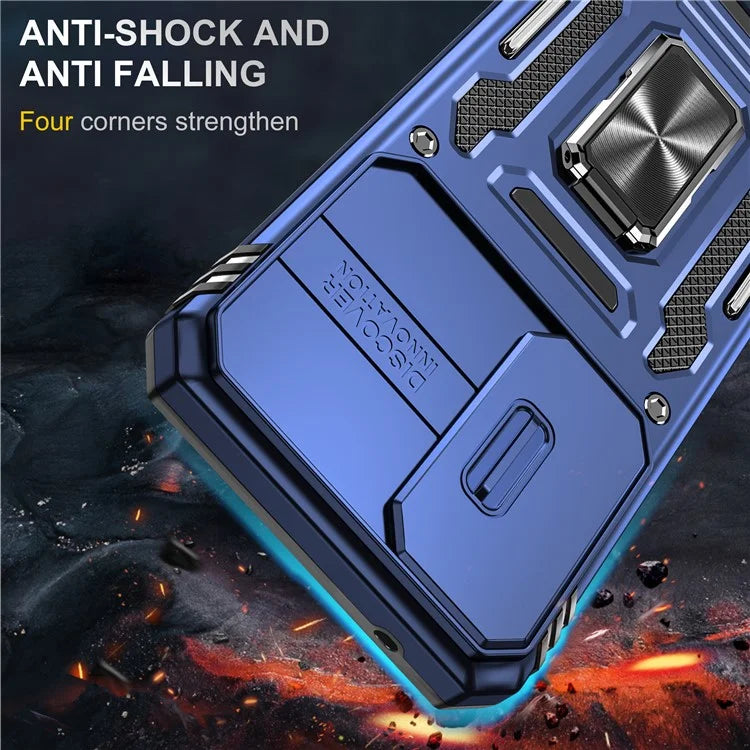 Armor Series For Samsung Galaxy A25 5G (Global) (161.0 x 76.5 x 8.3mm) Case PC+TPU Phone Cover  Lens Privacy Protection