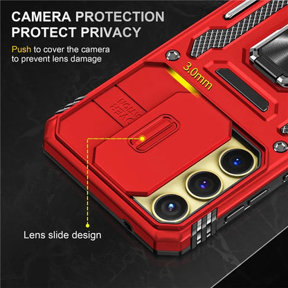 Armor Series For Samsung Galaxy A25 5G (Global) (161.0 x 76.5 x 8.3mm) Case PC+TPU Phone Cover  Lens Privacy Protection