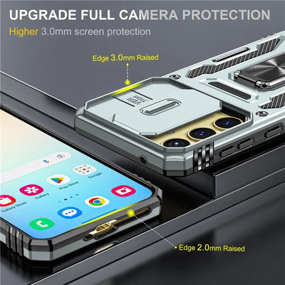 Armor Series For Samsung Galaxy A25 5G (Global) (161.0 x 76.5 x 8.3mm) Case PC+TPU Phone Cover  Lens Privacy Protection