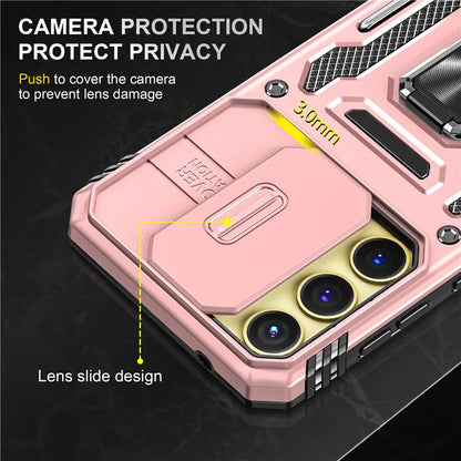 Armor Series For Samsung Galaxy A25 5G (Global) (161.0 x 76.5 x 8.3mm) Case PC+TPU Phone Cover  Lens Privacy Protection