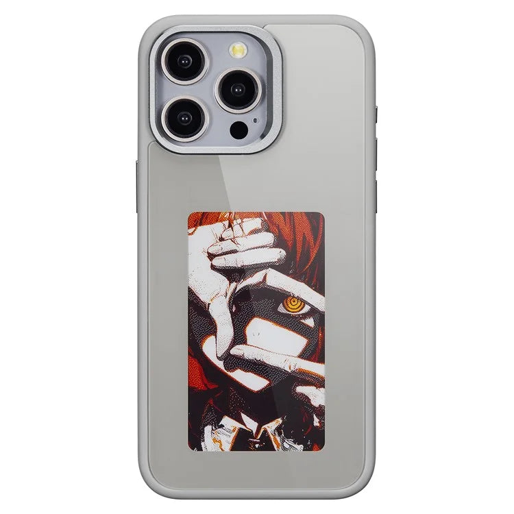 For iPhone 13 Pro E Ink Cover 4-Color Display Phone Case NFC Projection Customized Pattern