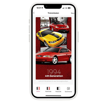 E Ink Case for iPhone 13 Pro Max 4-Color NFC Projection DIY Screen Display Phone Cover