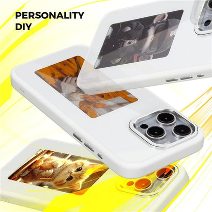 For iPhone 14 Pro Max E Ink Phone Case 4-Color Display DIY Pattern Phone Cover