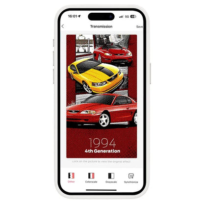 4 Color E Ink Phone Case for iPhone 15 Case Smart NFC DIY Display Imaging, Black / White / Red / Yellow