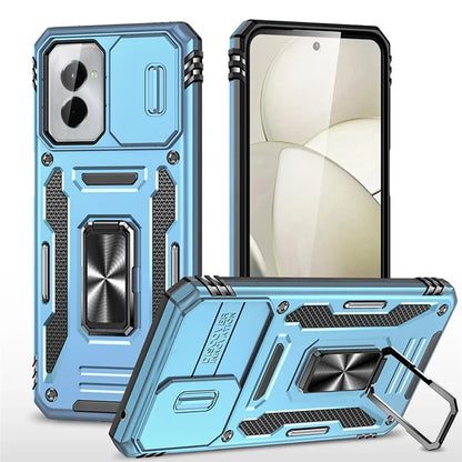 Armor Series For Motorola Moto G Stylus 5G (2024) Case PC+TPU Lens Protection Kickstand Phone Cover