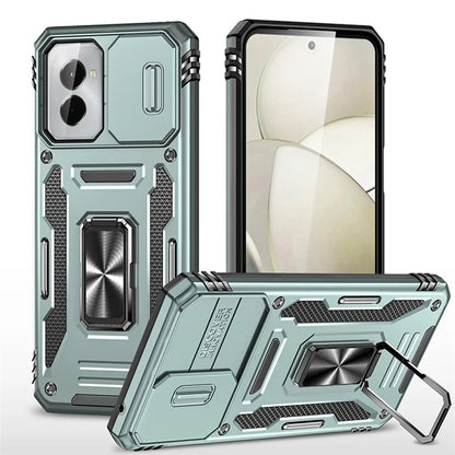 Armor Series For Motorola Moto G Stylus 5G (2024) Case PC+TPU Lens Protection Kickstand Phone Cover