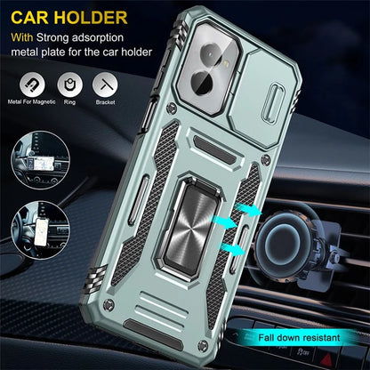 Armor Series For Motorola Moto G Stylus 5G (2024) Case PC+TPU Lens Protection Kickstand Phone Cover