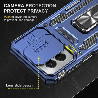 Armor Series For Motorola Moto G Stylus 5G (2024) Case PC+TPU Lens Protection Kickstand Phone Cover