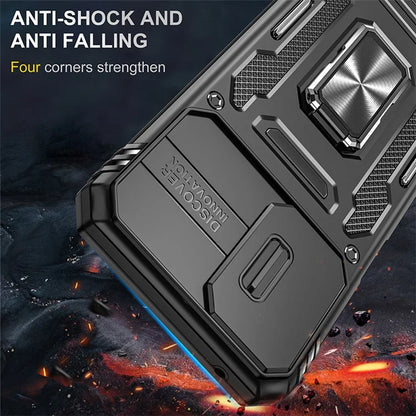 Armor Series For Motorola Moto G Stylus 5G (2024) Case PC+TPU Lens Protection Kickstand Phone Cover