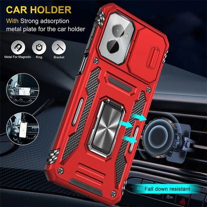 Armor Series For Motorola Moto G Stylus 5G (2024) Case PC+TPU Lens Protection Kickstand Phone Cover