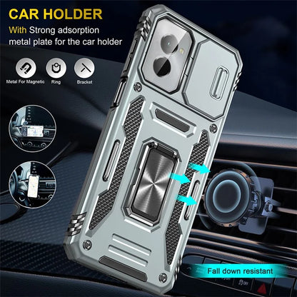Armor Series For Motorola Moto G Stylus 5G (2024) Case PC+TPU Lens Protection Kickstand Phone Cover