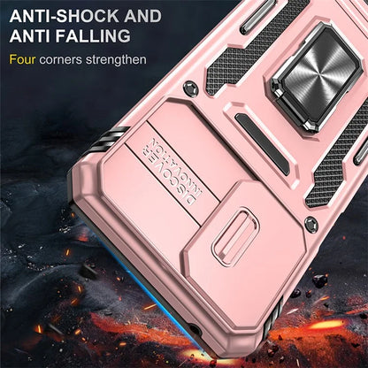 Armor Series For Motorola Moto G Stylus 5G (2024) Case PC+TPU Lens Protection Kickstand Phone Cover