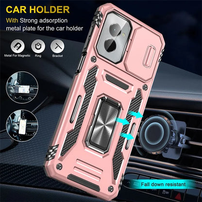Armor Series For Motorola Moto G Stylus 5G (2024) Case PC+TPU Lens Protection Kickstand Phone Cover