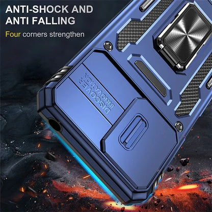 Armor Series For Motorola Moto G14 4G Case Camera Protection PC+TPU Kickstand Shockproof Phone Cover