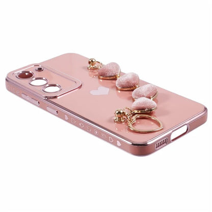 For Samsung Galaxy S23 Case Electroplating Shockproof TPU Phone Cover with Strap