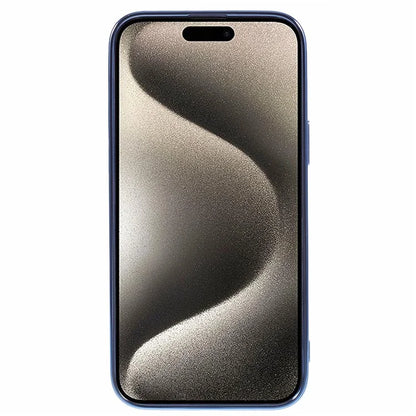 For iPhone 15 Plus Shockproof Case Electroplating TPU Phone Cover with Strap