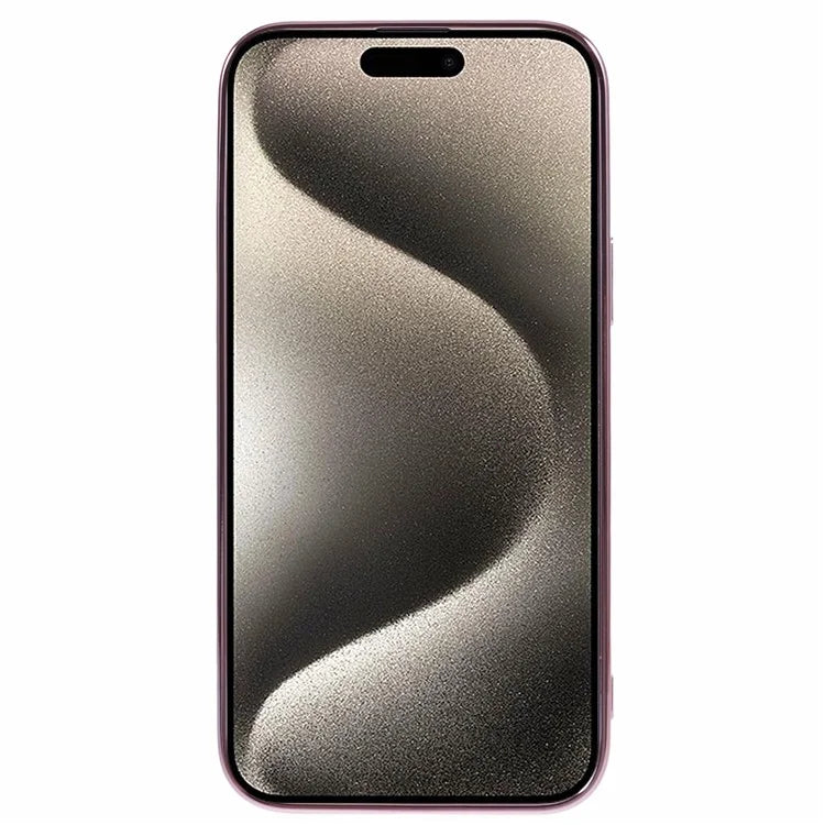 For iPhone 15 Plus Shockproof Case Electroplating TPU Phone Cover with Strap