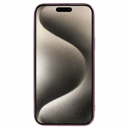 For iPhone 15 Plus Shockproof Case Electroplating TPU Phone Cover with Strap