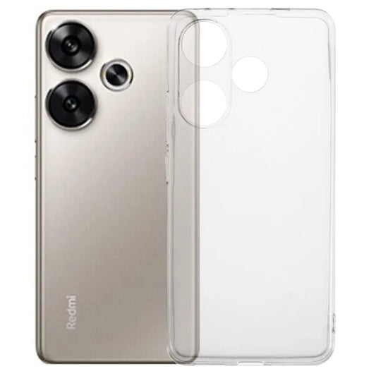For Xiaomi Redmi Turbo 3 5G / Poco F6 5G Clear Case Non-Slip TPU Watermark-Free Glossy Phone Cover