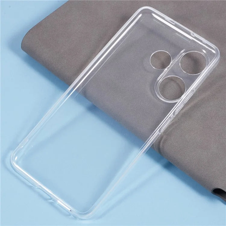 For Xiaomi Redmi Turbo 3 5G / Poco F6 5G Clear Case Non-Slip TPU Watermark-Free Glossy Phone Cover