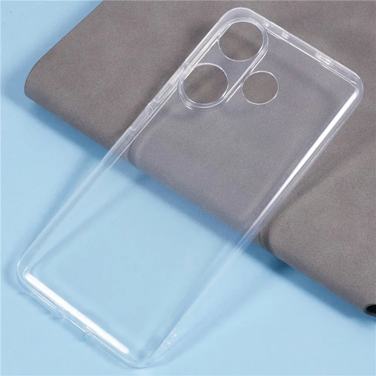 For Xiaomi Redmi Turbo 3 5G / Poco F6 5G Clear Case Non-Slip TPU Watermark-Free Glossy Phone Cover