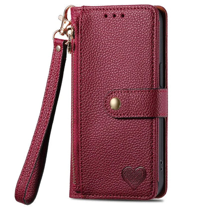 For Sony Xperia 1 VI Case RFID Blocking Zipper Flip Leather Phone Cover