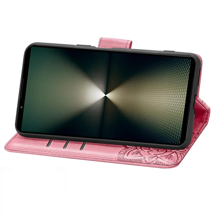 For Sony Xperia 1 VI Case Butterfly Pattern PU Leather Flip Phone Cover