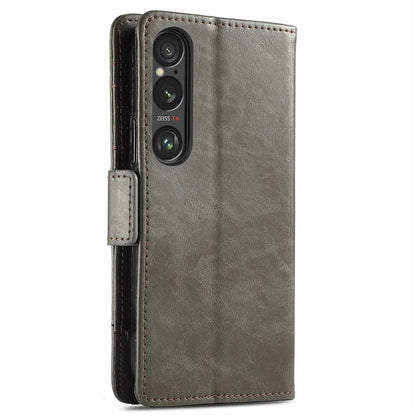 CASENEO 002 Series For Sony Xperia 1 VI Case Wallet Leather Splicing Phone Cover