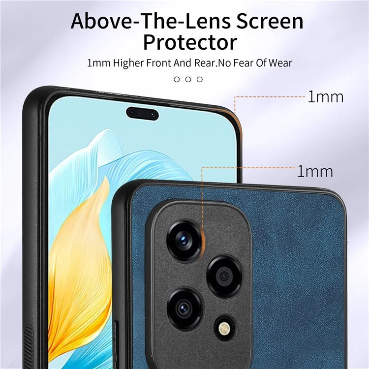 D2 for Honor 200 Lite Case Card Slots Retro PU+TPU Cover with Kickstand