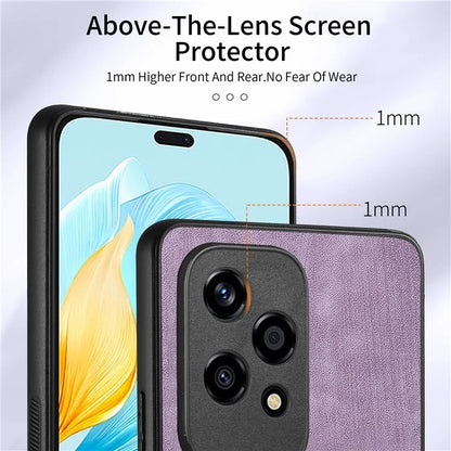 D2 for Honor 200 Lite Case Card Slots Retro PU+TPU Cover with Kickstand
