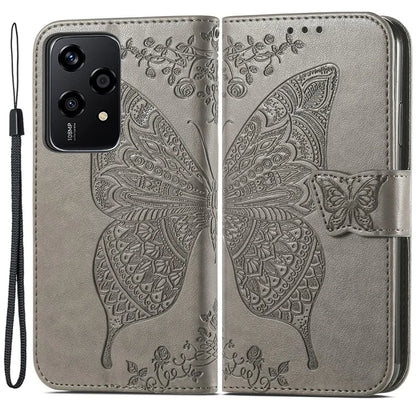 For Honor 200 Lite Case Butterfly Imprinted PU Leather Wallet Wholesale Phone Cover