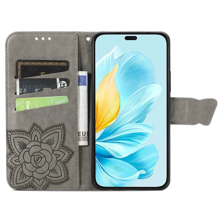 For Honor 200 Lite Case Butterfly Imprinted PU Leather Wallet Wholesale Phone Cover