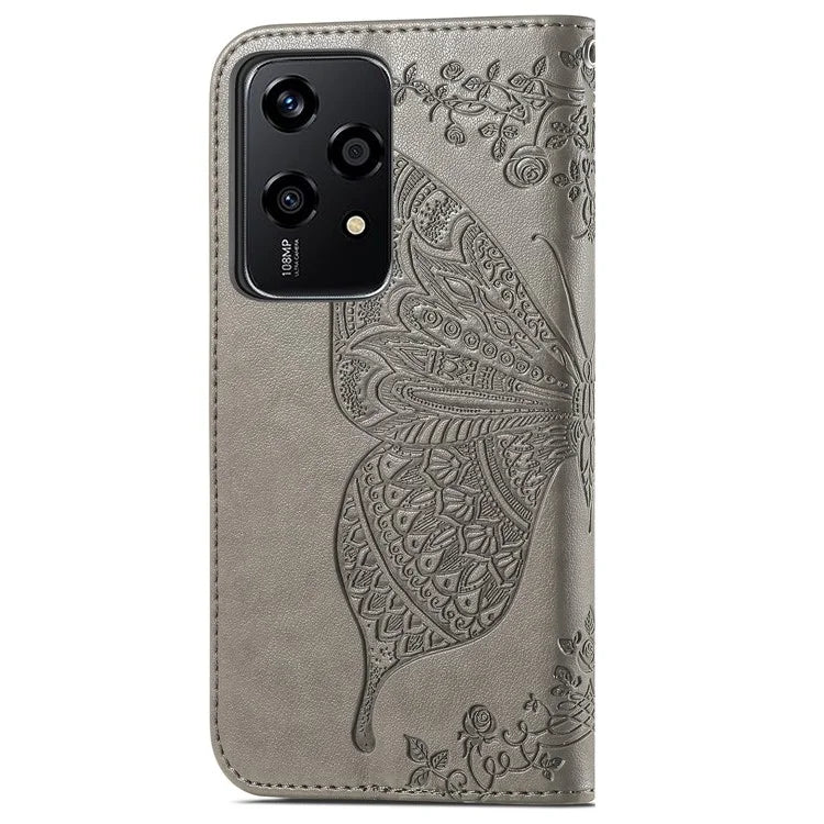 For Honor 200 Lite Case Butterfly Imprinted PU Leather Wallet Wholesale Phone Cover