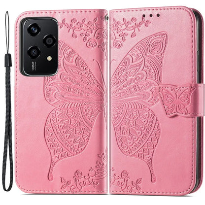 For Honor 200 Lite Case Butterfly Imprinted PU Leather Wallet Wholesale Phone Cover