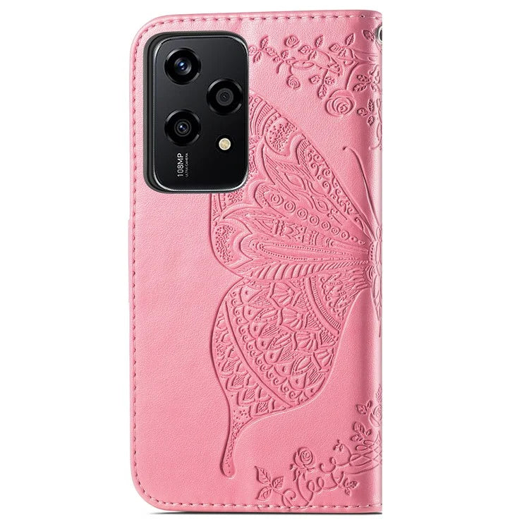 For Honor 200 Lite Case Butterfly Imprinted PU Leather Wallet Wholesale Phone Cover