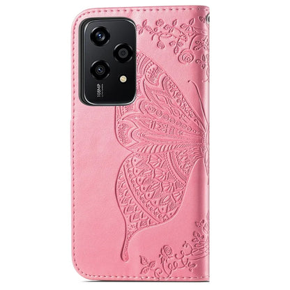 For Honor 200 Lite Case Butterfly Imprinted PU Leather Wallet Wholesale Phone Cover