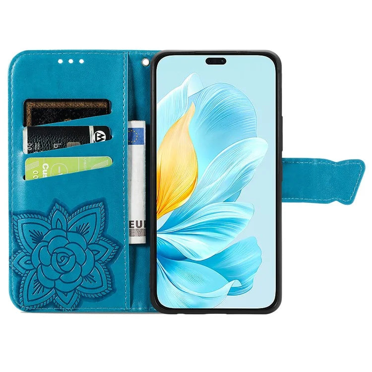 For Honor 200 Lite Case Butterfly Imprinted PU Leather Wallet Wholesale Phone Cover