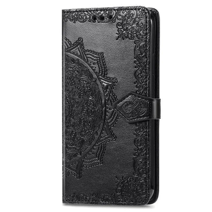For Honor 200 Lite Case Stand Function Embossed Mandala Pattern PU Leather Phone Cover