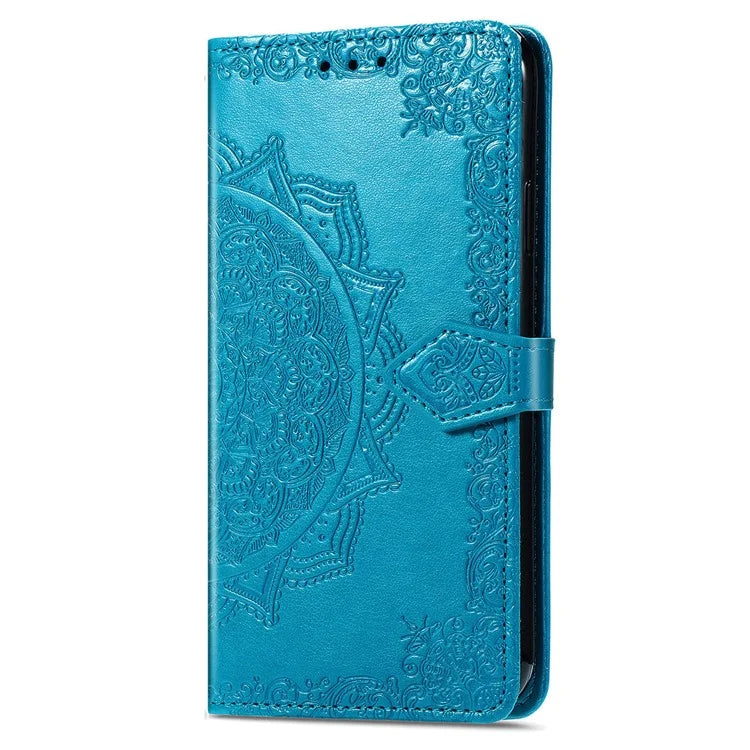 For Honor 200 Lite Case Stand Function Embossed Mandala Pattern PU Leather Phone Cover