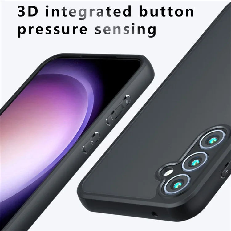 For Samsung Galaxy A15 4G / A15 5G Matte Case Airbag Corner Protection PC+TPU Phone Cover