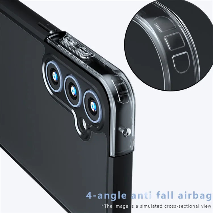 For Samsung Galaxy A25 5G (Global) (161.0 X 76.5 X 8.3mm) Case PC+TPU Matte Phone Cover