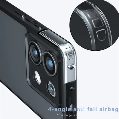 For Xiaomi Redmi Note 13 Pro 5G / Poco X6 5G Case PC+TPU Airbag Protection Frosted Phone Cover