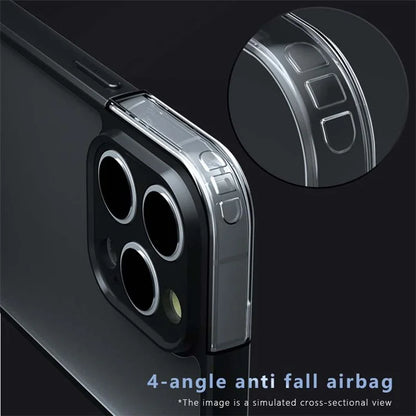 For iPhone 15 Pro Max Case Matte PC+TPU Shockproof Protective Phone Cover